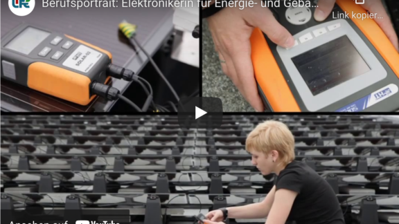 BERUFSPORTRAIT: ELEKTRONIKERIN FÜR ENERGIE- UND GEBÄUDETECHNIK