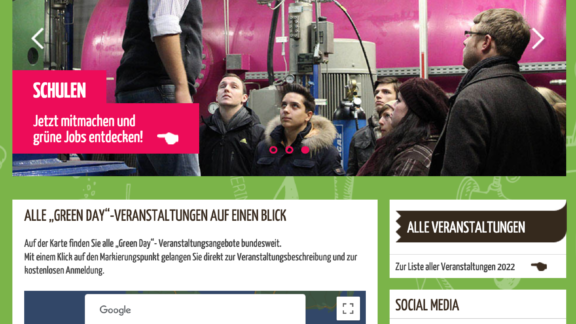 Linktipp: „Green Day“ – Tag für Umweltberufe 