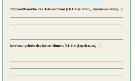 Erdgasunternehmen-Region