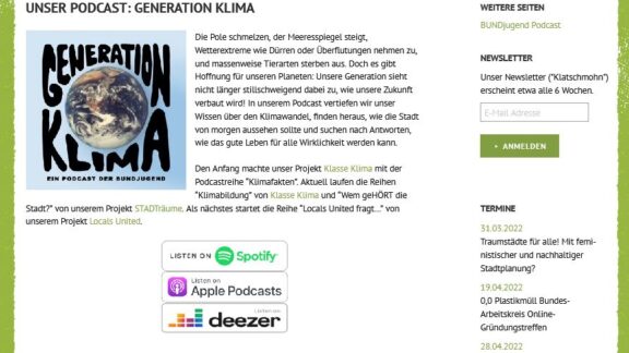 Linktipp: Podcast "Generation Klima"