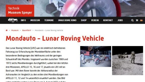 Linktipp: Mondauto – Lunar Roving Vehicle