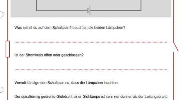 Arbeitsblatt: Stromkreis – Energie macht Schule