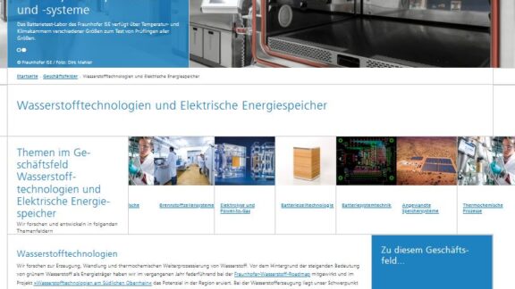 Linktipp: Fraunhofer-Institut für Solare Energiesysteme ISE